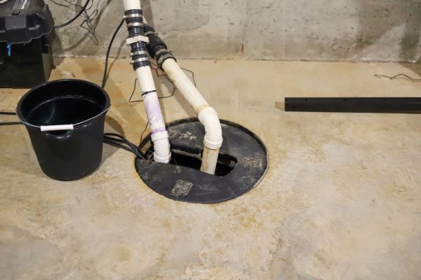 Interior Basement Drainage in Mechanicsburg